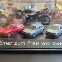 ۳ عدد ماکت فولکس واگن گلف ۱.۸۷ هرپا VW GOLF VR6