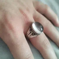انگشتر نقره در نجف ملیله کاری خودم