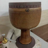 تنبک چوب یک تیکه گردو سایز دهنه27