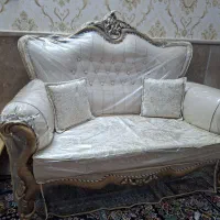 مبل نمیه استیل هفت نفره درحدد