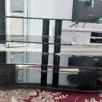 میز تلویزیون شیشه ای مشکی