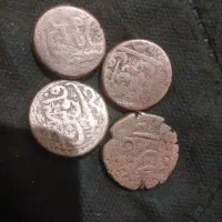سکه مسی فلوس ناصرالدین شاه قاجار