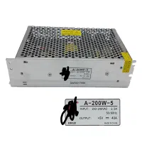 پاور//ترانس ۵ ولت و ۴۰ آمپر مخصوص تابلو روان