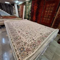 فرش ۹ متری پلاتینیوم سبز کبود خاص کد ۴۶۸۹