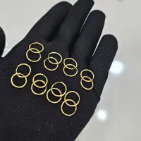 گوشواره حلقه ای طلا  500 سوت کلا