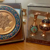 ظروف تزیینی مس و فیروزه