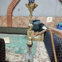 قلیان برنجی قدیمی هشت ساله دوسیب|کلکسیون و سرگرمی|تهران, زمزم|دیوار