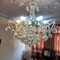 لوستر ۶شاخه الماسی