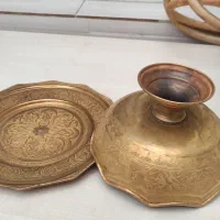ظرف برنجی کاملا سالم