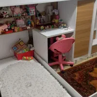تخت دوطبقه کامل ام دی اف