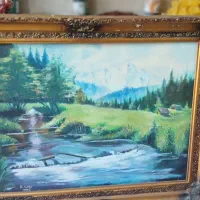 دوعدد تابلو چوبی فروشی