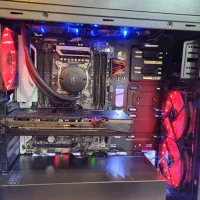 باندل5820k asus x99 با واتر کولینگ 240