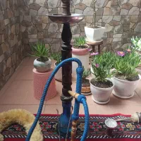قلیون چوبی طعم دوسیب آلبالو