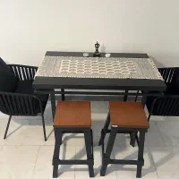 میز ناهار خوری مدرن چهار نفره در حد نو