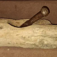 هاونگ چوبی قدیمی