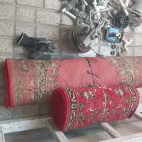 فرش کناره رنگ قرمز