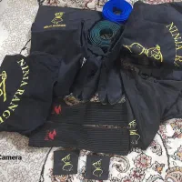 لباس ها کامل نینجا با چوب و نانچیکو و کفش و کمربند