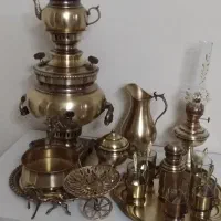 سرویس سماور زغال کامل سماور ۶ لیتری