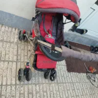 کالسکه سالم وسایه بان دار درحدنو