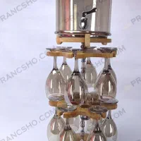 کلمن پذیرایی دوطبقه پایه گردان