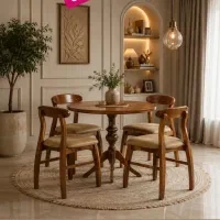 تولیدی میز وصندلی نهارخوری تخفیف اخرسال( چوبکده )