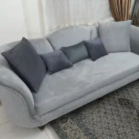 مبل 8 نفره نئوکلاسیک به همراه جلو مبلی و عسلی