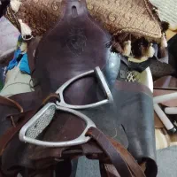 زین کامل اسب بادهنه  و نمدی