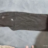 شلوار نیم بگ ذغالی لی