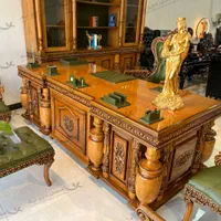 مبلمان اداری تاتلیس ، میز مدیریت کوروش ، کتابخانه