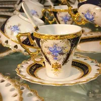 حراج سرویس چینی۱۲نفره خارجی غذاخوری طلاکوب جهیزیه