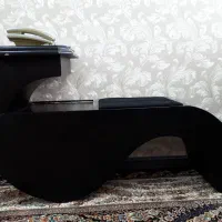 میز تلفن چوب اصل طبیعی در حد نو مشکی ۳ تومن