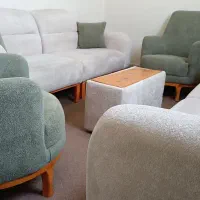 مبل ۸نفره پینترستی تدی همراه پاف درحدنو