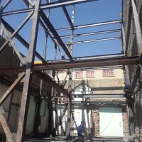 جوشکار خبره اسکلت و پله و آهن کشی نما و حذف ستون