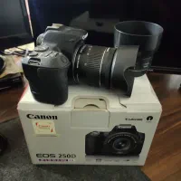 دوربین لمسی ۲۵۰d بهمراه دو لنز