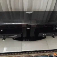 میزتلویزیون شیشه ای