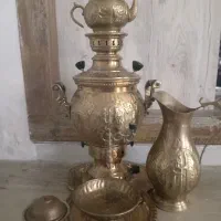 سماور طلایی گازی