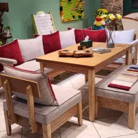 مبل چوبی/ال/ناهارخوری/پینترسی