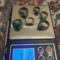 انگشتر، گردنبند، پلاک نقره