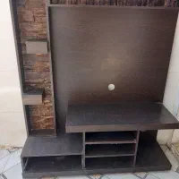 یک میز تلویزیون ام دی اف چراغ دار فروش فووری