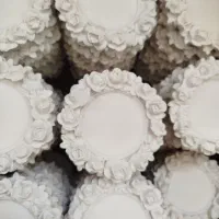 بیس خام قاب گل رز