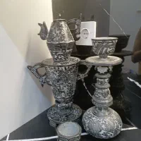 قلیون و سماور سنگی