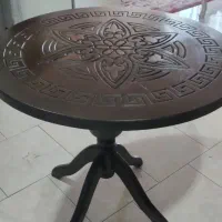 میز ناهارخوری گرد۸۰×۸۰بسیار شکیل