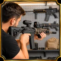 تفنگ تیر ژله ای /شارژی/ فلزی/ مدل M416
