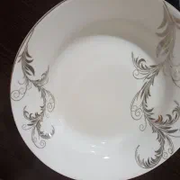 سرویس چینی طرح گل نقره ای
