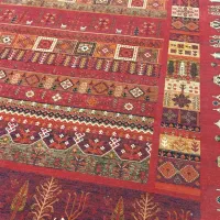 فرش قرمز طرح سنتی در همه سایز