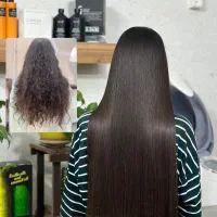 کراتین  پروتیین با دستگاه و دائمی + اموزش