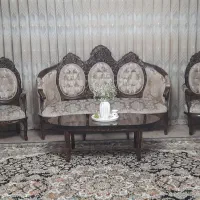 مبل استیل ۹ نفره منبت کاری با دست