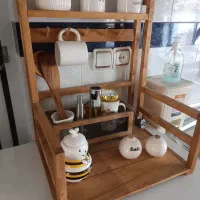 کافی بار چوبی و توستر