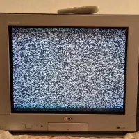 تلوزیون قدیمی LG صفحه تخت سالم