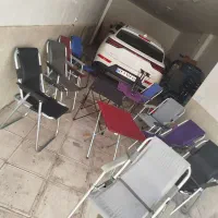 پک صندلی تراسی صندلی میزباغی صندلی سفردسته دارفنری